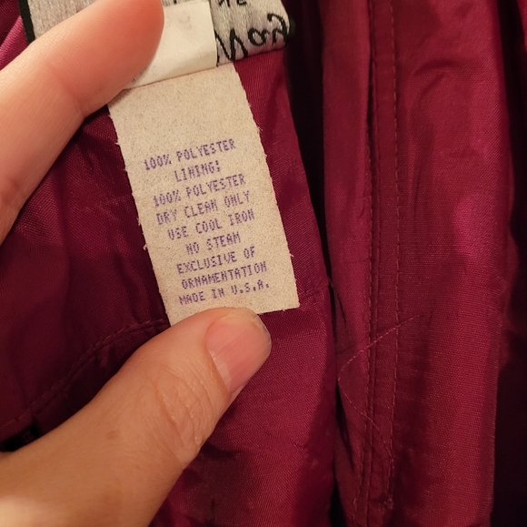 Velvet, Chiffon, & Satin Formal Gown - Picture 6 of 8